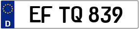 Truck License Plate